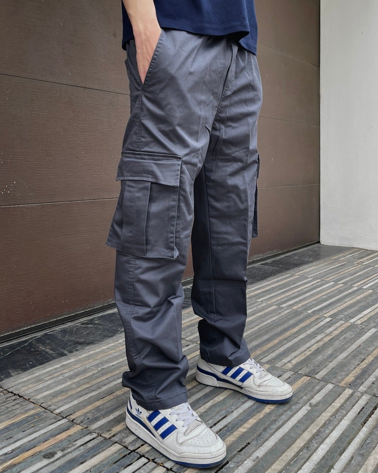  GUCOON® KAKI CARGO PANTS 