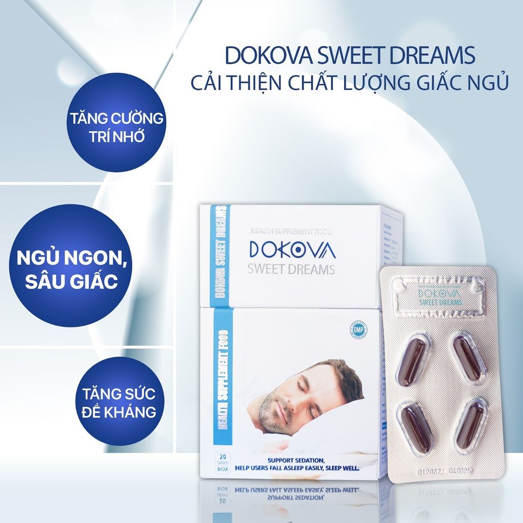 Viên Uống Ngủ Ngon DOKOVA SWEET DREAM 20 Viên