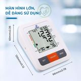  Máy Đo Huyết Áp Bắp Tay CHIDO, Đo Nhịp Tim Công Nghệ Nhật Bản 
