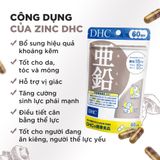  Viên uống Bổ sung Kẽm Ngừa Mụn DHC Zinc 