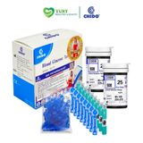  Que Thử Đường Huyết CHIDO GLS - 79 Tặng Kèm Kim Lấy Máu, Hộp 50 que 