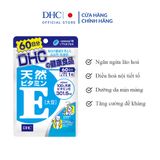  Viên uống DHC Bổ Sung Vitamin E Nhật Bản Ngăn Ngừa LãoHóa Điều Hòa Nội Tiết Tố Dưỡng Da Mịn Màng Tăng Cường Đề Kháng 