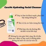  Sữa rửa mặt Cerave Foaming Facial Cleanser dành cho da dầu da khô 473ml 