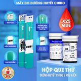  Que Thử Đường Huyết CHIDO GLS - 79 Tặng Kèm Kim Lấy Máu, Hộp 50 que 