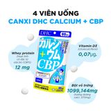  Viên uống Bổ sung Canxi DHC Calcium + CBP 30 Ngày, 90 Ngày (360v/gói) 