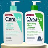  Sữa rửa mặt Cerave Foaming Facial Cleanser dành cho da dầu da khô 473ml 