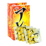  Bao cao su Sagami Are Are Có Gân Gai, Truyền Nhiệt, Không Mùi, Kéo Dài Thời Gian, Hộp 10 Bao 