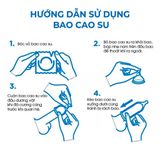  Bao Cao Su Sagami Miracle Size 49mm Thiết kế 3D Ôm Khít 