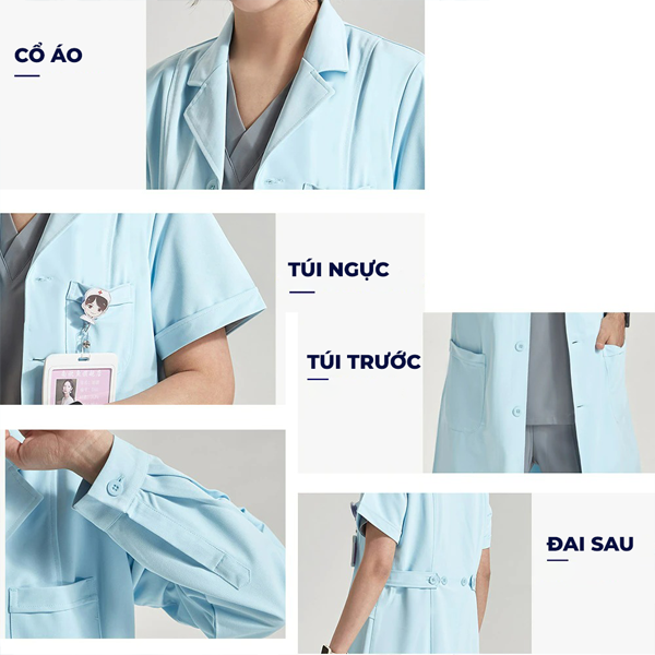  Đồng Phục Bác Sĩ - UNI-YT-BS-002 