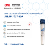 (III) Bộ Lọc Nước Tổng Đầu Nguồn Trong Suốt 20