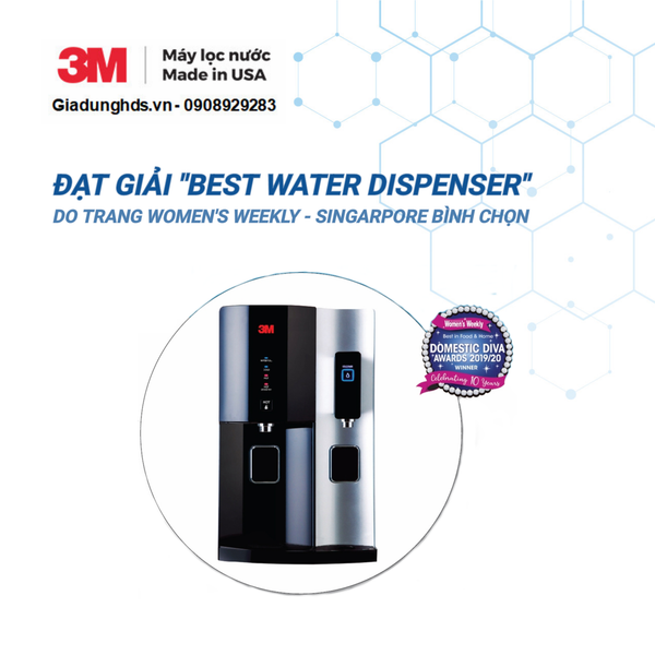 (II) Máy Lọc Nước Để Bàn Nóng Lạnh Cao Cấp 3M Hcd2