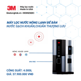(II) Máy Lọc Nước Để Bàn Nóng Lạnh Cao Cấp 3M Hcd2