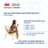 (II) Máy Lọc Nước Để Bàn Nóng Lạnh Cao Cấp 3M Hcd2