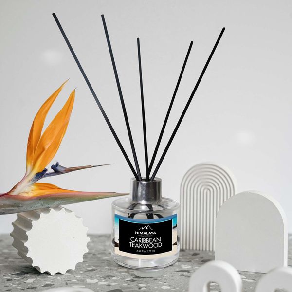 Bộ tinh dầu tán hương Himalaya Caribbean Teakwood