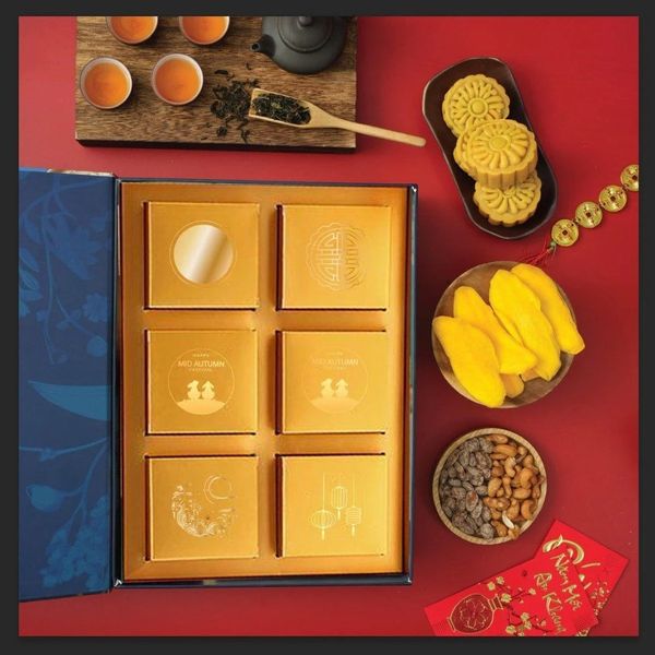 Hộp Quà Tết Trung Thu - Nguyệt Hoa 3 (6 bánh)
