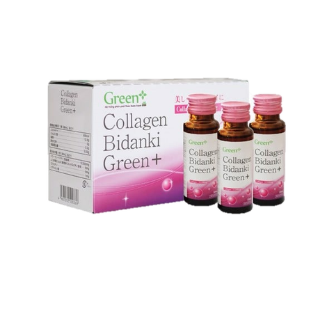 Nước Uống Collagen Bidanki Green+ 12.000Mg – Đẹp Da, Chống Lão Hóa