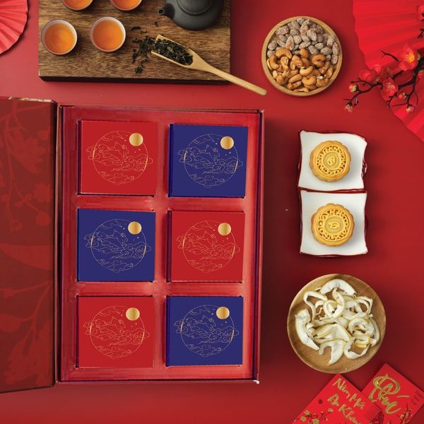 Hộp Quà Tết Trung Thu - Nguyệt Hoa 3 (6 bánh)