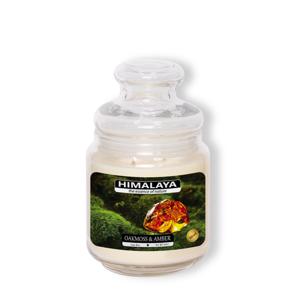 Nến Thơm Himalaya Oakmoss & Amber (2 bấc)