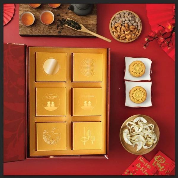 Hộp Quà Tết Trung Thu - Nguyệt Hoa 3 (6 bánh)