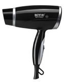 Máy sấy tóc gấp gọn, công suất 1800W Bennix BN-3110 ( Đen - Trắng)