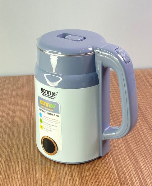 Ấm Siêu Tốc 2 Lớp BENNIX BN-200EK, dung tích 2L