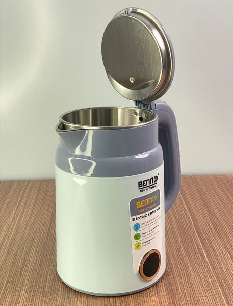 Ấm Siêu Tốc 2 Lớp BENNIX BN-200EK, dung tích 2L