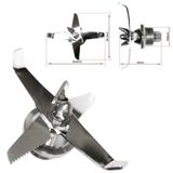 Máy xay công nghiệp Bennix chuyên dụng cho cửa hàng, nhà hàng, công suất lớn 2200W BN-206BL