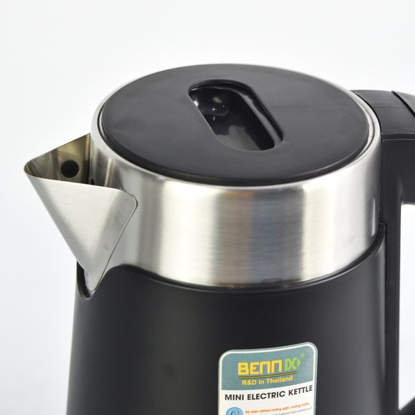 Ấm siêu tốc Bennix 2 lớp cao cấp 800ml BN-008EK