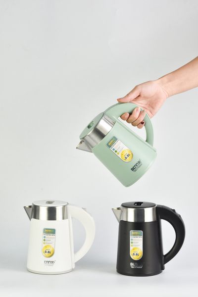 Ấm siêu tốc Bennix 2 lớp cao cấp 800ml BN-008EK