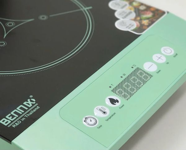 Bếp Từ Đơn Phím Cơ Bennix BN-266IH, 2000W, Tặng kèm nồi lẩu 28cm, Bảo hành 1 năm