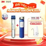 (III) Bộ Lọc Nước Tổng Đầu Nguồn 3M Ap904 + Lọc Thô Cfs02