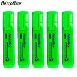  Combo 5/10/20 bút dạ quang FlexOffice FO-HL05 màu pastel tươi sáng không lem không để lại vết khi qua photocopy 