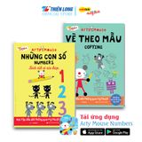  Bộ Sách đếm số hình thú ngộ nghĩnh và Sách vẽ theo mẫu Thiên Long Colokit Arty Mouse 