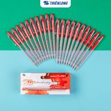  Combo 5/20 cây bút bi Thiên Long TL-097 ngòi 0.5mm mực xanh/đỏ nét viết thanh mảnh thiết kế trẻ trung năng động 