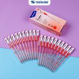  Combo 5/20 cây bút bi Thiên Long TL-079 ngòi 0.5mm mực xanh/đỏ/đen nét viết thanh mảnh thiết kế trẻ trung năng động 