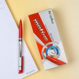 Combo 5/20 bút bi Flexoffice FO-024 ngòi 0.7mm mực xanh/đỏ hệ dầu, đạt tiêu chuẩn an toàn Châu Âu 