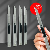  Dao rọc giấy Thiên Long KN-009 thiết kế tiện dụng chắc chắn, lưỡi dao sắt bén, khóa tự động thông minh an toàn cho người dùng 