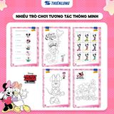  Tập tô màu các nhân vật hoạt hình Disney tùy chọn cho bé yêu thỏa thích sáng tạo - tặng kèm 8 bút sáp màu 