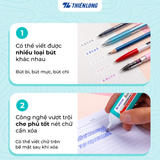  Bút xóa Thiên Long CP-02 thiết kế trẻ trung, mực xóa nhanh khô, che phủ tốt, an toàn với người dùng và không độc hại tới môi trường 