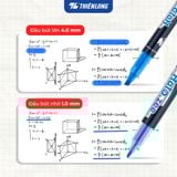  Combo 5/10/20 bút dạ quang Thiên Long HL-03 bút highlight 2 đầu bút màu tươi sáng phản quang tốt dùng đánh dấu, ghi chú 