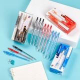  Combo 5/20 cây bút bi Thiên Long TL-097 ngòi 0.5mm mực xanh/đỏ nét viết thanh mảnh thiết kế trẻ trung năng động 