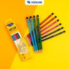  Combo 10/20 bút chì gỗ Thiên Long GP-01 - Thân lục giác, nhiều màu pastel, độ cứng ruột chì 2B, màu đậm, viết êm và không gãy khi chuốt nhọn 