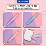  Combo 5/10/20/40 bút chì bấm 2B ngòi 2mm Thiên Long PC-032 tích hợp chuốt chì trên thân bút vô cùng tiện lợi - Màu thân Pastel giao ngẫu nhiên 