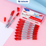  Combo 5/10 bút lông dầu 2 đầu bút Thiên Long PM-04 bám dính tốt trên các vật liệu: Giấy, gỗ,nhựa, thủy tinh, gốm, sứ 