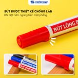  Combo 5 bút lông bảng xóa được Thiên Long WB-03 nét 2.5mm mực xanh/đỏ/đen không độc hại bơm mực dễ dàng 