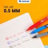  Combo 5/10/20 bút bi Thiên Long TL-095 mực xanh ngòi 0.5mm kiểu dáng hiện đại cầm tay thoải mái, nét đều trơn 