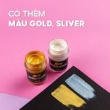  Bộ 15 lọ màu nước Thiên Long Colokit WACO-C09 dung tích 15ml có 12 màu cơ bản, tặng thêm 01 màu Gold, 01 màu Silver ánh kim, 01 màu trắng và 01 dao lấy màu 