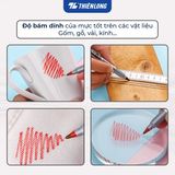  Combo 5/10 bút lông dầu 2 đầu bút Thiên Long PM-04 bám dính tốt trên các vật liệu: Giấy, gỗ,nhựa, thủy tinh, gốm, sứ 