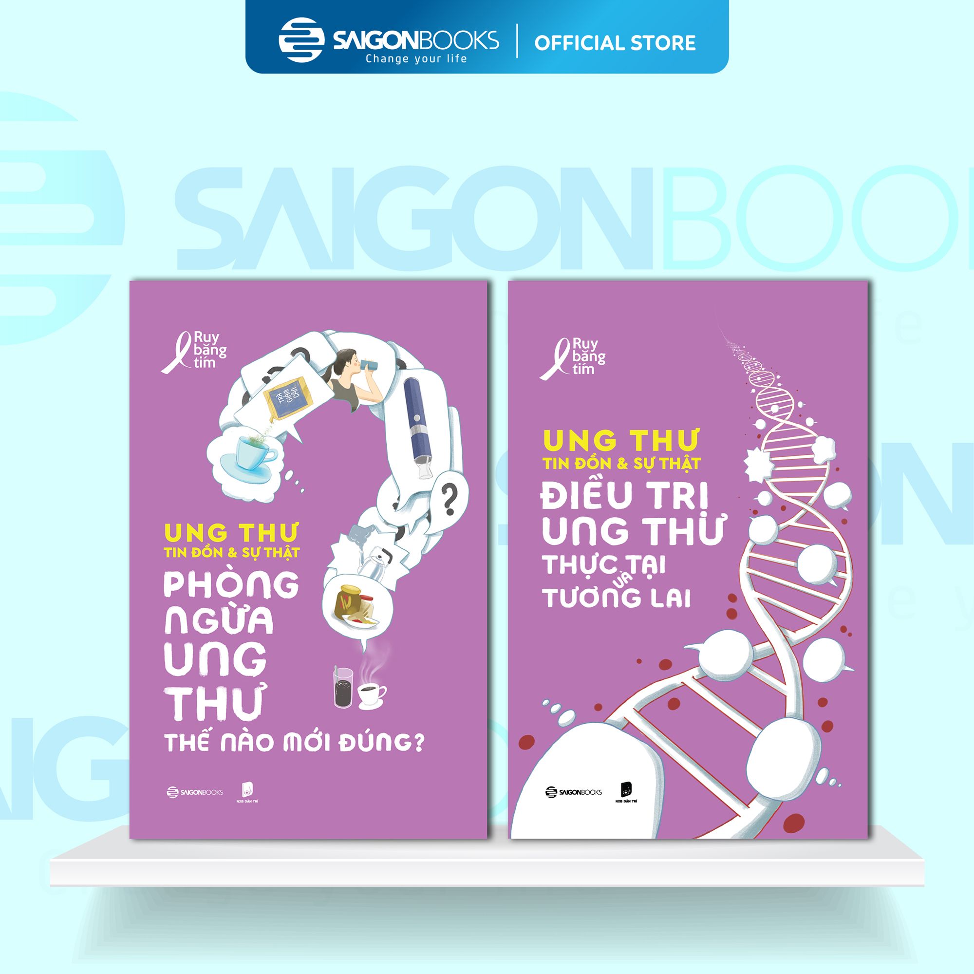  Sách - Ung Thư - Tin Đồn và Sự Thật - Tác giả Ruy Băng Tím 