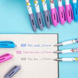  Hộp 20 cây bút gel xóa được Thiên Long TP-GELE01 ngòi 0.5mm mực xanh/đen/tím bút viết trơn mượt, có gôm trên nắp 